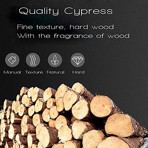 Cubo de Masaje para Pies de Madera Natural miniatura 7
