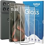 Paquet de 2 3D Compatible avec Motorola Edge 2025/Edge 60 Fusion/60/60s/60 Pro Protecteur d'écran9H Film en verre trempé, sans bulles pour Moto Edge 2025 Protecteur d'écran