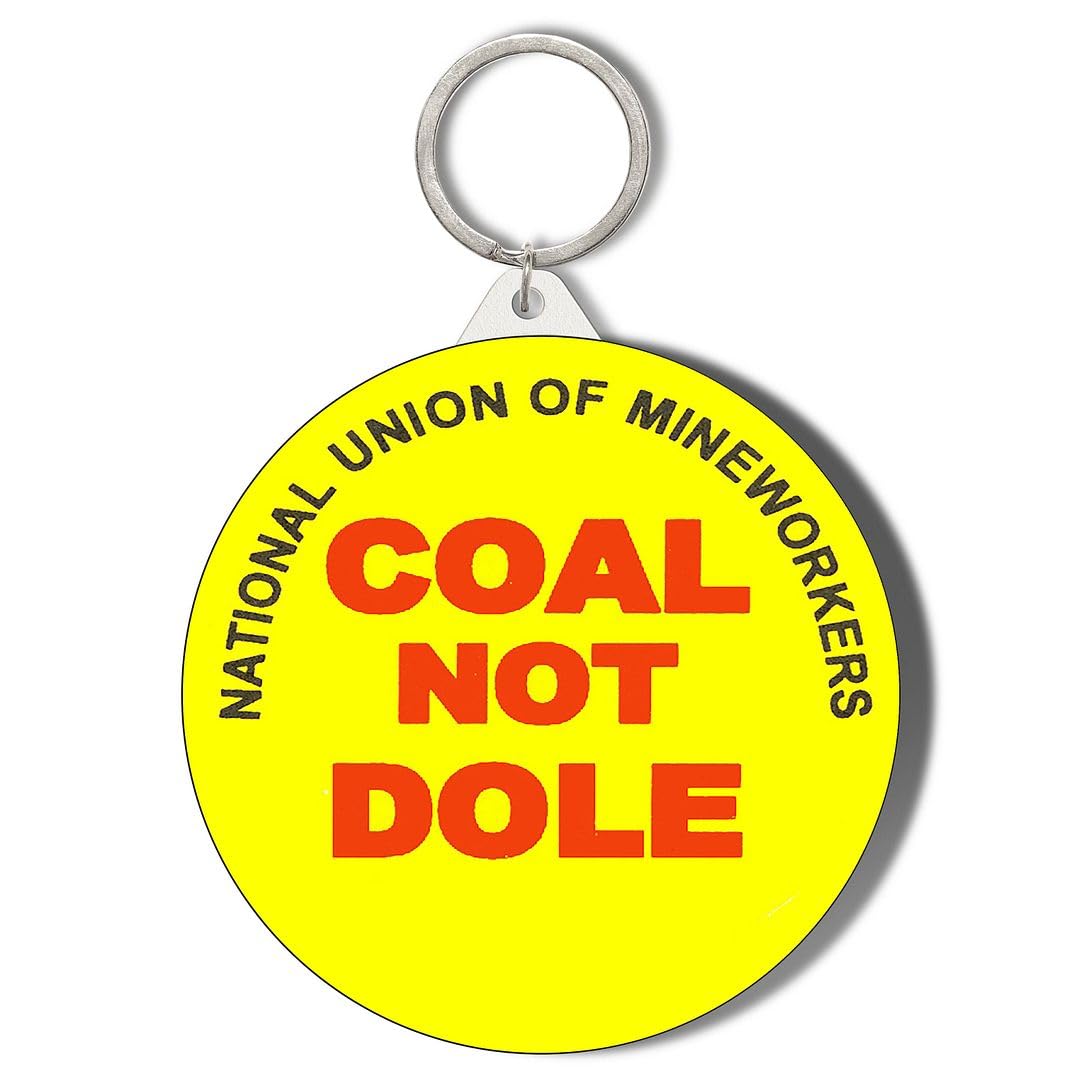 Gift Insanity White Coal Not Dole 45Mm Short Chain Mirror Keyring