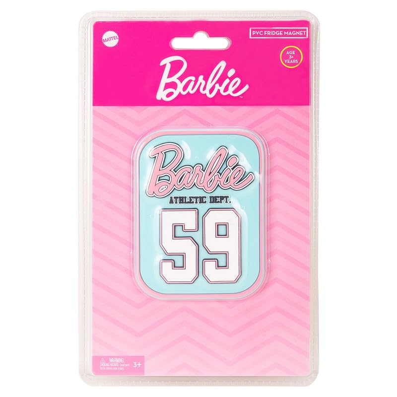 Image of Barbie Character PVC Refrigerator Magnet | Kids Room Decor | Strong Magnetic Grip