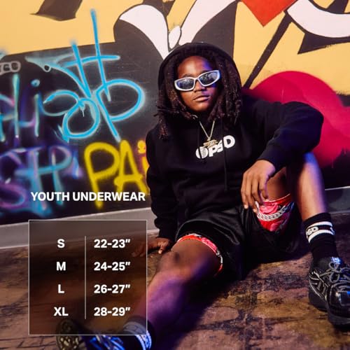 Image of PSD Underwear Youth Boys Boxer Brief - Various Print Comfortable Active Underwear for Boys, Kids Boys Underwear Packs