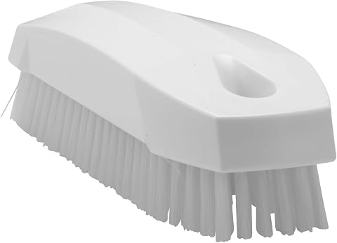 (6440, Beyaz) - Vikan 64405 Tırnak Fırçası, Polyester, 2,5 cm - 2,5 cm x 10 cm - 1,3 cm, Beyaz