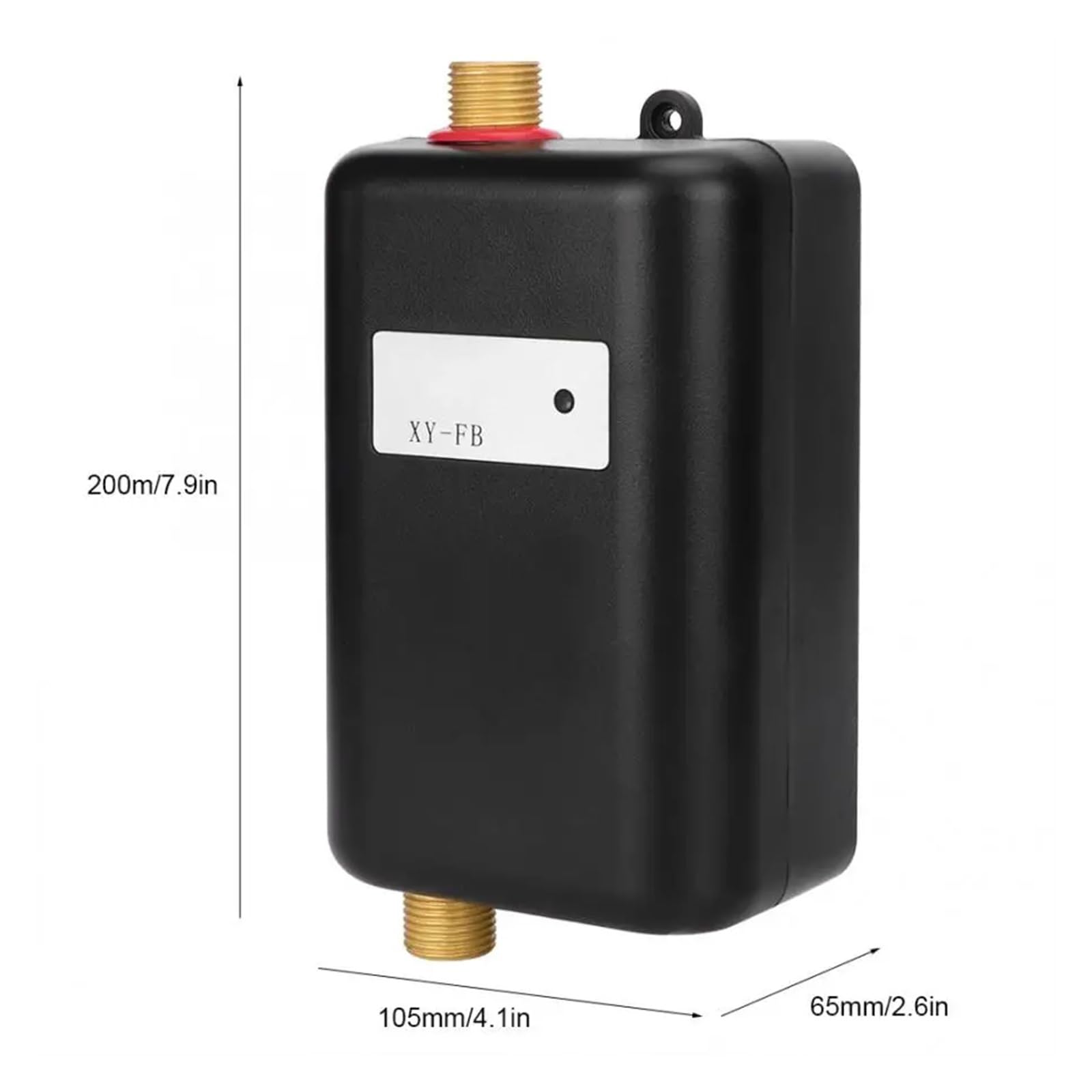 Elektryczny podgrzewacz wody przepływowy, 3800W Elektryczny Podgrzewacz Wody Natychmiastowy Bezzbiornikowy Natychmiastowy Podgrzewacz Ciepłej Wody Kuchnia Łazienka Prysznic Przepływowy Bojler Na Wodę