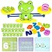 iNeego Jouets Filles ou Garçons de 2 à 8 Ans Jeu Mathématique Enfant Jouet Montessori Éducatif Enfant Jeu de Balance de Grenouilles, Mathématiques de Base, Enseignement de l'addition