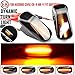MKptopia Lot de 2 clignotants latéraux dynamiques LED pour Honda Stream S2000 CR-V HR-V Civic City Fit Jazz Accord