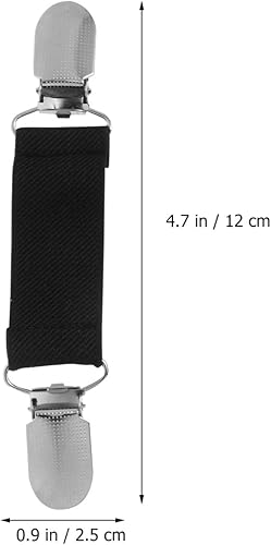 Miniatura 2 de NUOBESTY Soporte para sofá, 6 pares de correas ajustables para sábanas, cierre de sábanas, tirantes elásticos con pinzas para fundas de colchón,