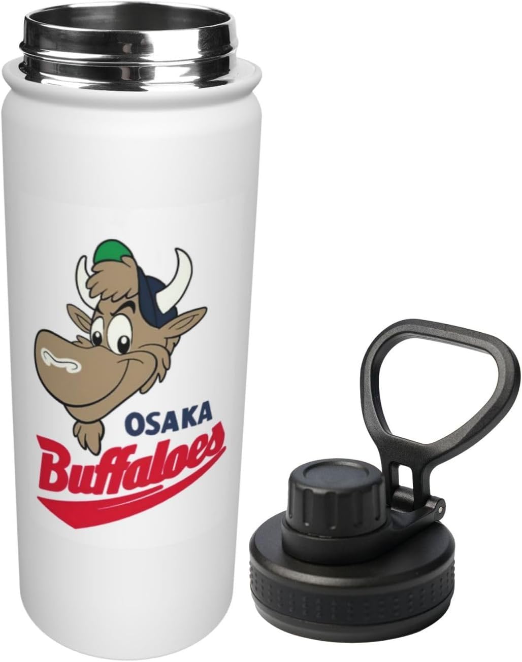 Amazon | 大阪近鉄バファローズ 水筒 直飲み 魔法瓶 マグボトル 真空