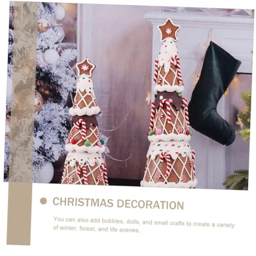 Adornos árbol de Navidad pequeños de colores: decoración de mesa para fiestas 8