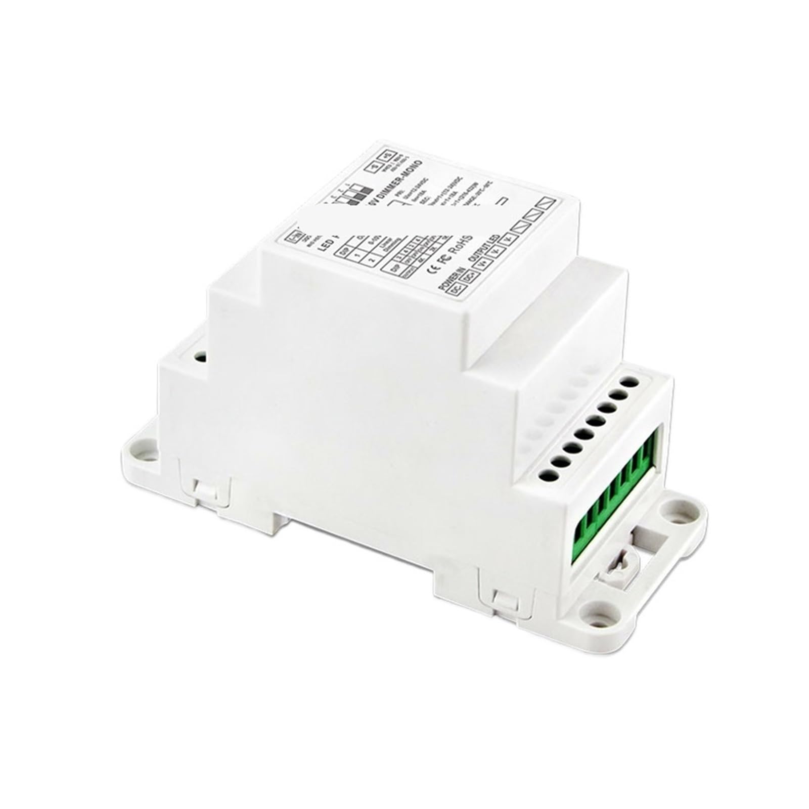 Pilote LED RAIL DIN 12V 24V et potentiomètre de gradation 0-10V pour bande lumineuse