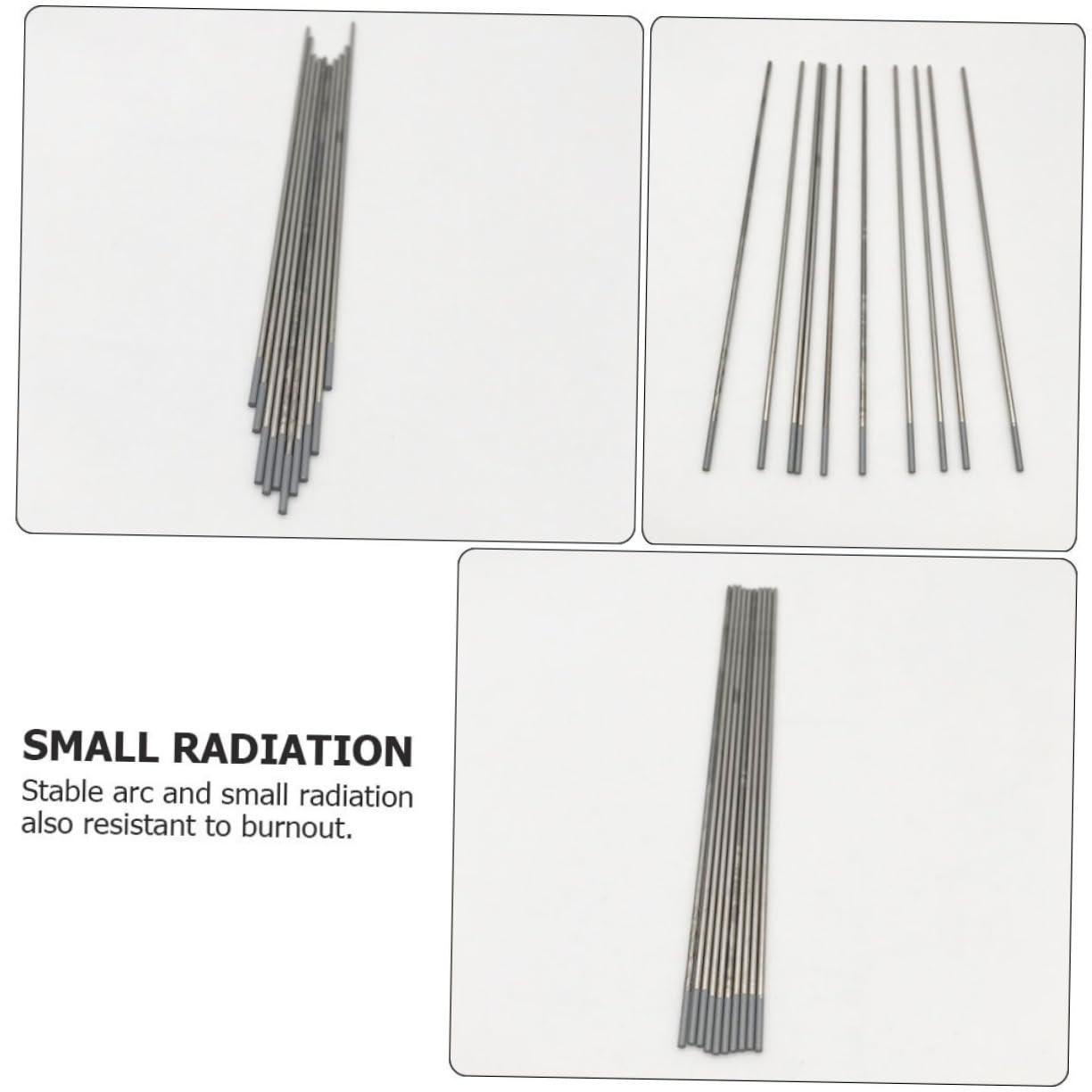 DOITOOL Wt20 Tungsten Welding Rods 1.0mm*150mm Cerium Tungsten for Welding Alloys