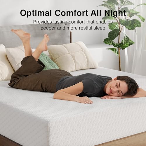 Novilla Mattress, 12 Inch Queen Size Memory Foam with Comfort for Pressure Relief & Cool Fresh Sleep,Removable Washable Cover, Medium Firm