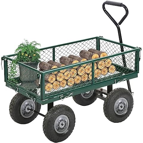 Garden Dump Wagon Cart for Heavy Duty Use Cover