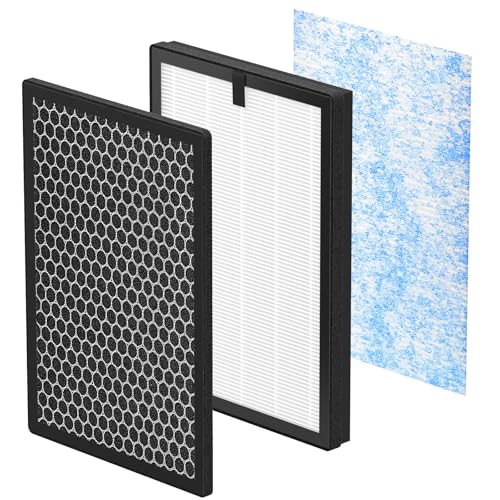 Air Max 8L Filter Compatible With Okaysou Airmax 8L Air Purifier Strong Efficiency 3-in-1 Filtration System H13 True HEPA with Blue Ultrafilter & Double Carbon Particles Activated Carbon Filter