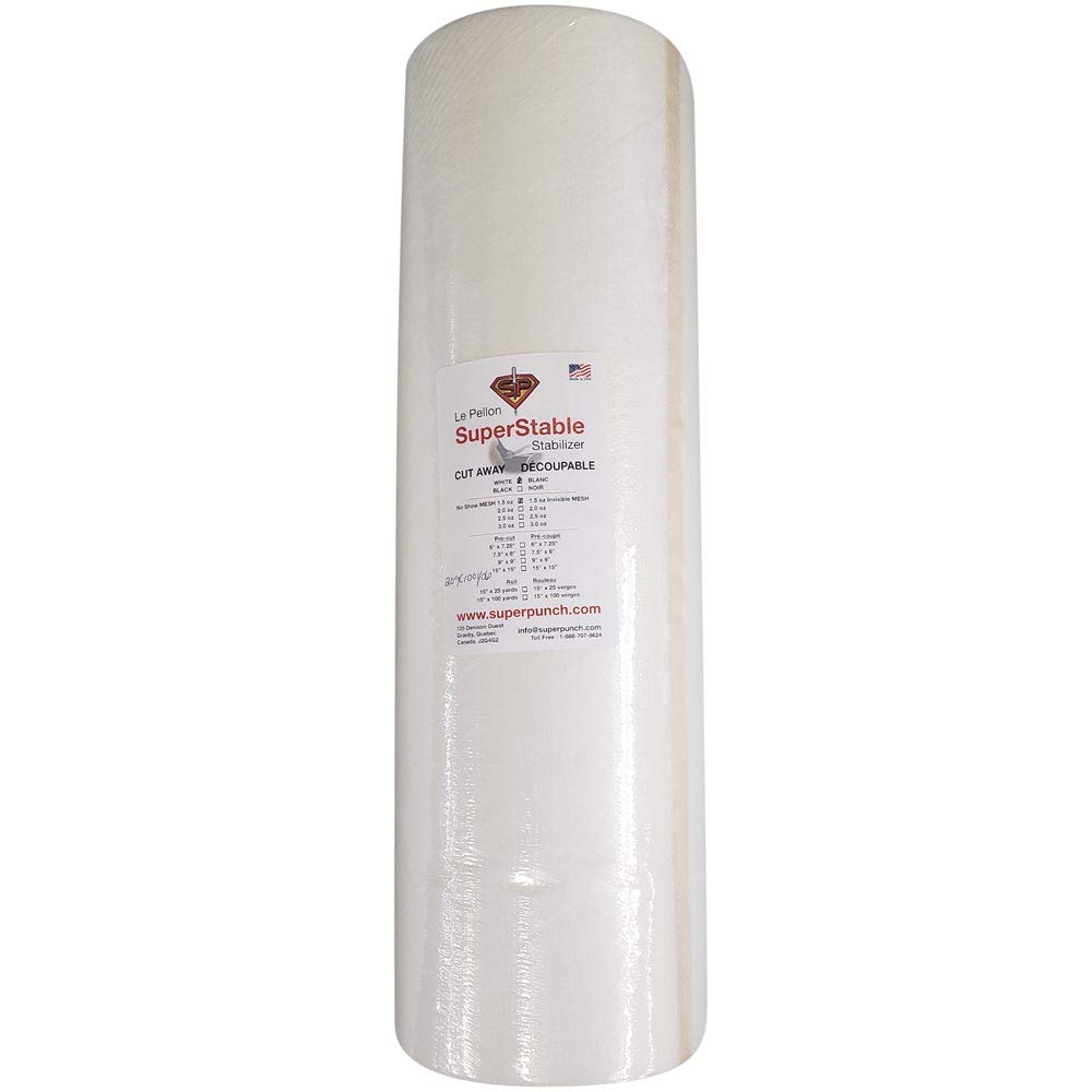 Buy Fusible Mesh Stabilizer 1.5 oz 19 inch x 100 Yard Roll. SuperStable