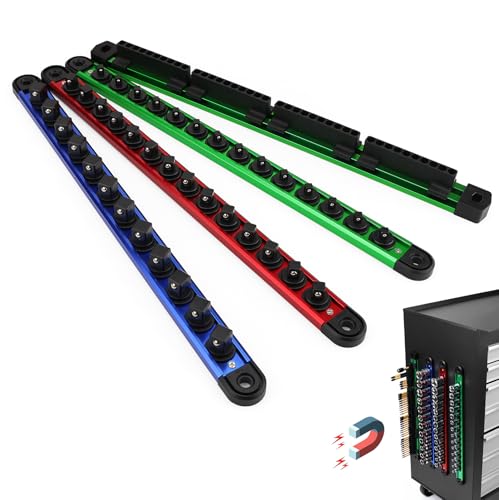 Magnetic Socket Organizer Kit with Drill Bit Holder