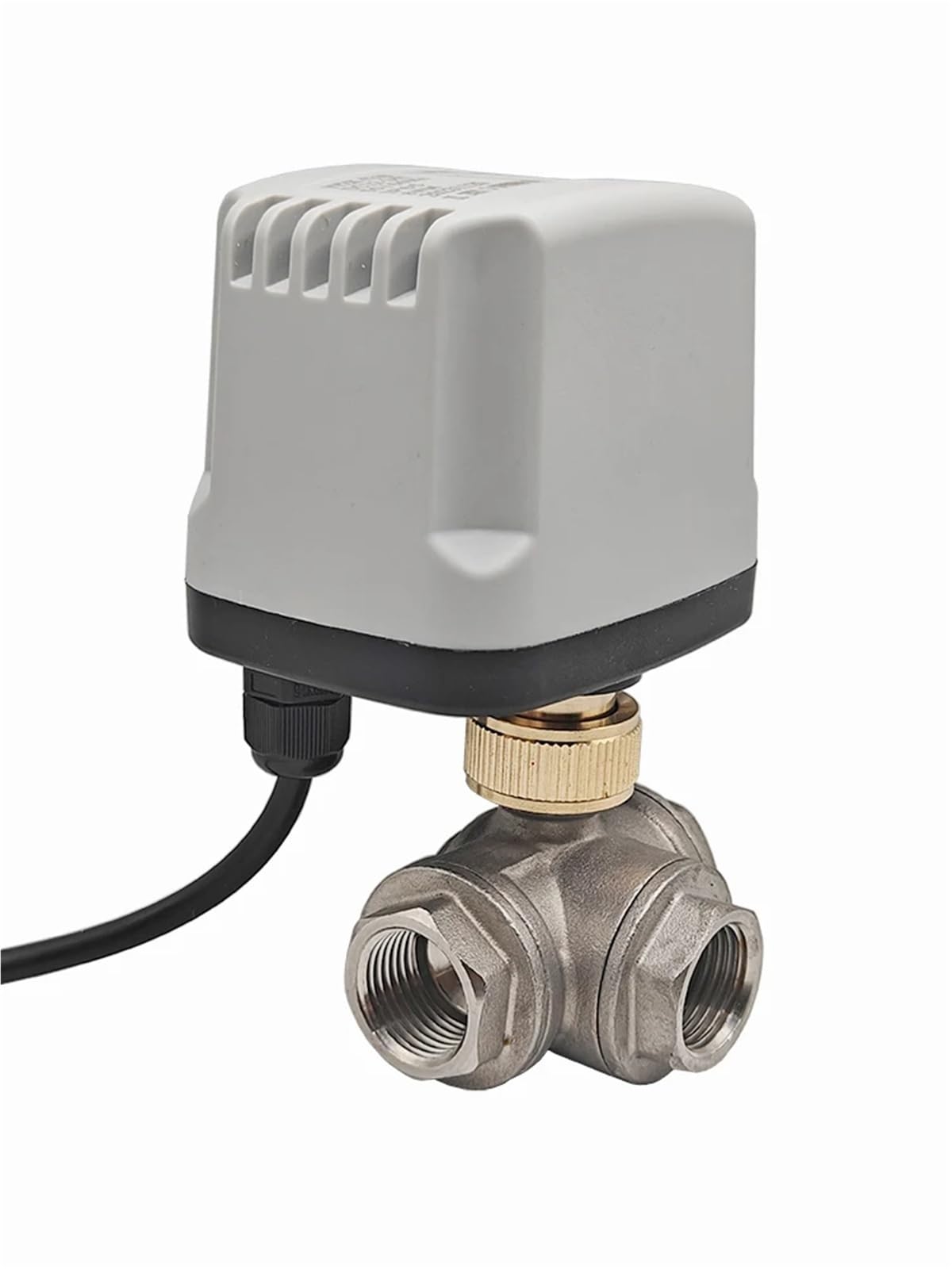 Vanne hydraulique 3 voies inox DN15 pour automatiser l'arrosage de jardin