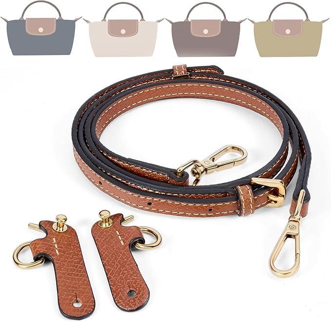 Image of Bag Shoulder Strap, Adjustable Purse Strap Crossbody Replacement for Mini Longchamp Le Pliage