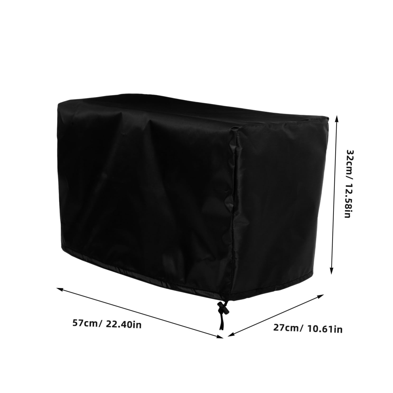 Balacoo Durable Engine Hood Cover Against Sun Rain Elements for Cars Trucks Motorcycles Boats Lawn Mowers Material