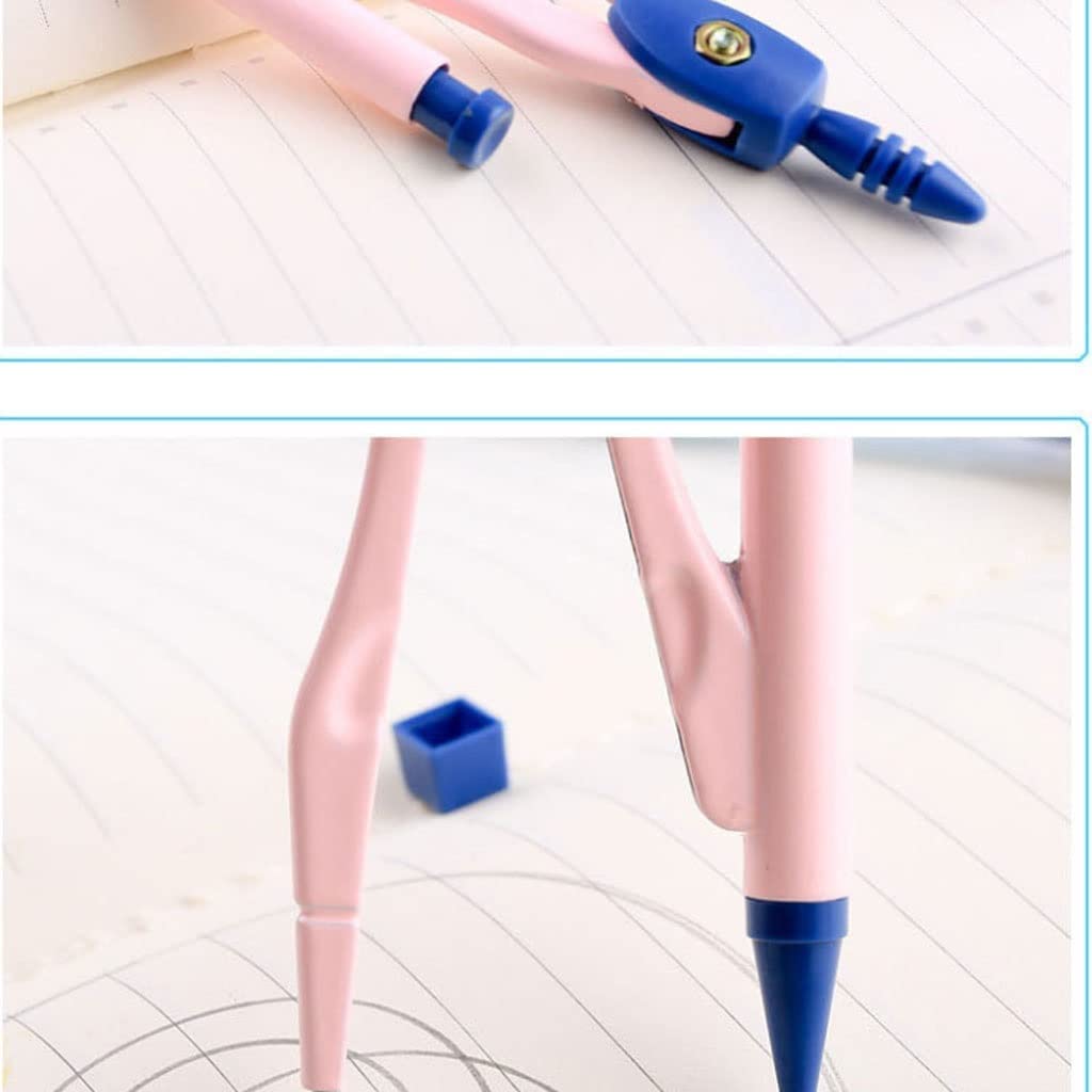 Compasso cartografico, Set di compassi, Compasso per Geometria, Kit di Geometria Matematica, Strumenti di Disegno e Disegno per Studenti e Ufficio di Disegno ingegneristico.(B)