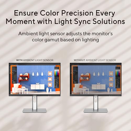 Image of ASUS ProArt Display Professional Monitor 24 inch 16:10 (PA248QFV) - IPS, WUXGA (1920 x 1200), 100% sRGB, Colour Accuracy ?E < 2, Calman Checked, 100 Hz, HDR-10, Light Sync