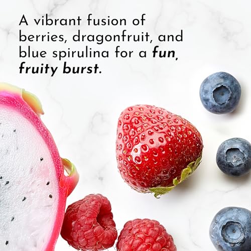 Image of JUST INGREDIENTS Mountain Berry Protein Powder - 30-Serving Blend with 100% Grass-Fed Whey & Organic Plant Proteins - Mixed Berry Flavor with Real Fruit - Supports Muscle Recovery, Energy*