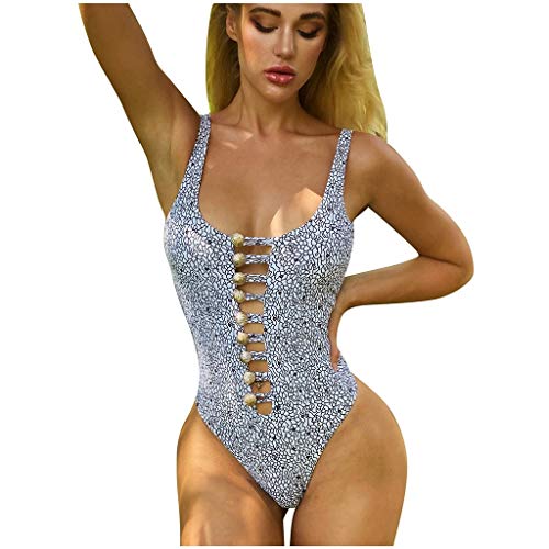 Maillot de bain 1 pièce femme CLSDRZC bikini monokini transparent ajouré plage