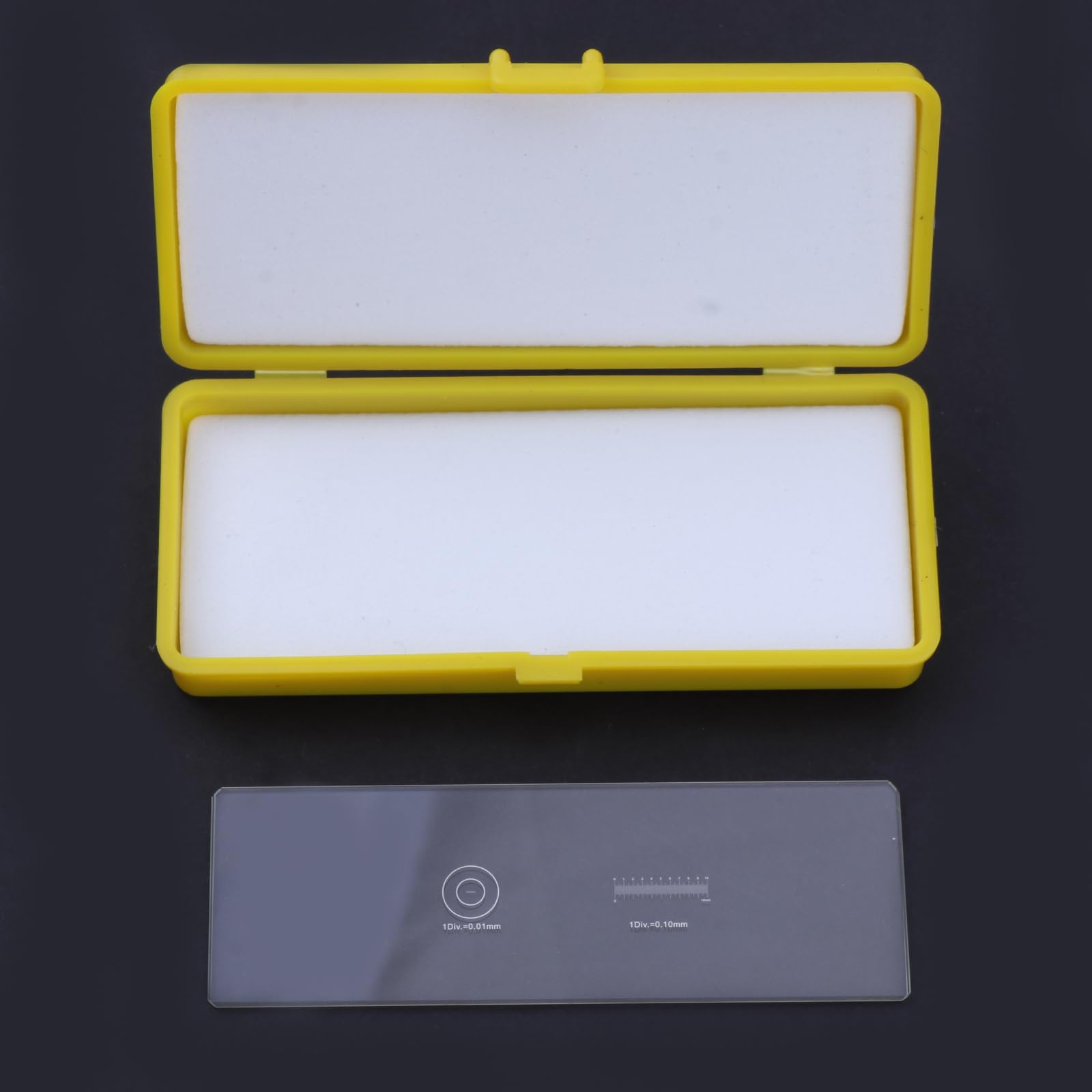 0.1-0.01mm Optical Glass Microscopes Calibration Slide Reticle Ruler Microscopes Stage Micrometers For Eyepieces