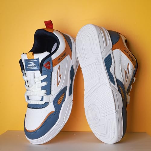 Image of ASIAN Tango-01 Men's Sneakers | Stylish Synthetic Upper, Air-Cooled Cushion Comfort, Durable PVC Sole | Daily Use Shoes for Office & Travel