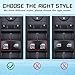 Master Power Window Switch, Driver Side 8 + 13 Pins, Replacement for 2011-2016 Do-dge Journey, 68084001AB, 68084001AC, 68084001AD, DWS1893