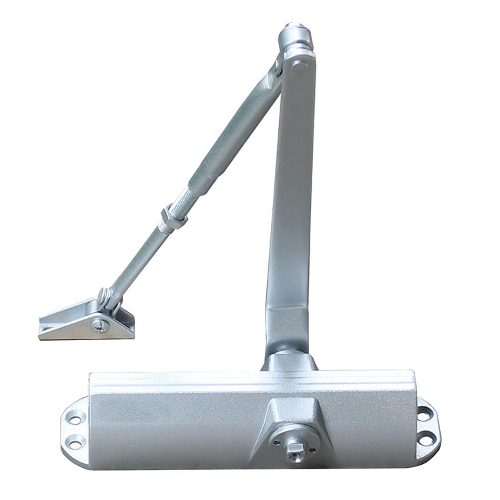 Anhoer Door Closer Shutter Automatic Door Closer Adjustable Control Spring Hydraulic Door Closure 45-60kg BS EN 1154 Certified Closing Speed Adjustable - Image 4