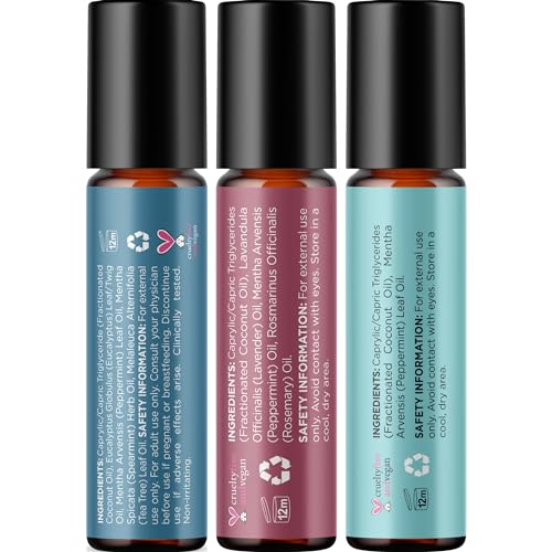 Headache Roll on Essential Oils - Aromatherapy Essential Oils Sets Variety Pack with Peppermint Clarify and Breathe Essential Oil Roll Ons - Fun & Cute Wellness Gift for Young Women Teens & Girls - Image 6