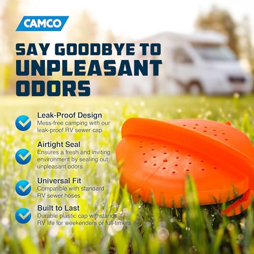 image for Camco 39934 Vented Heavy Duty Plastic RV Sewer Hose Connection Waste V