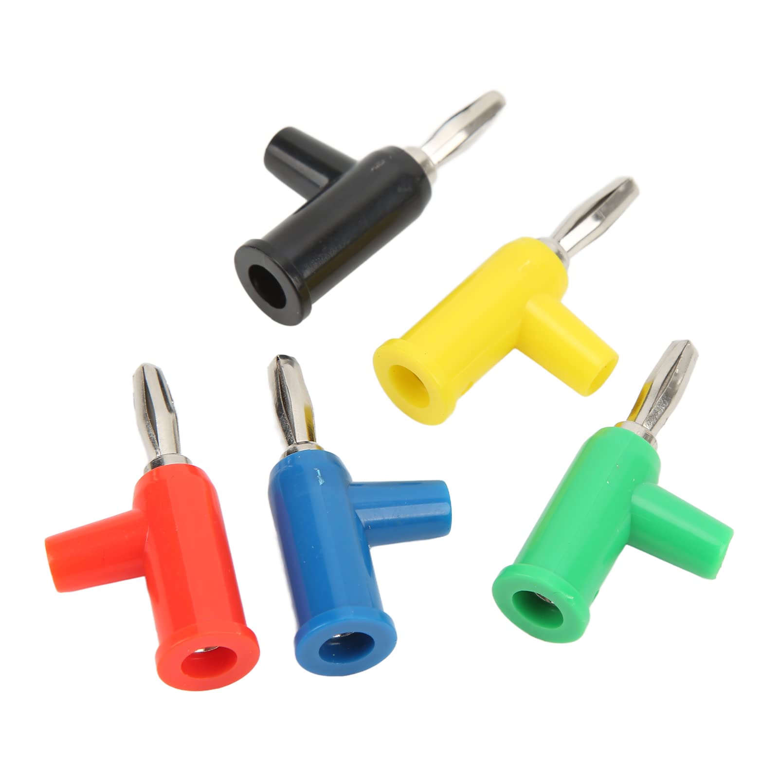 Stackable Plugs Snapklik.com : Banana Plugs 4mm Stackable Solderless Connect Plug Red ...