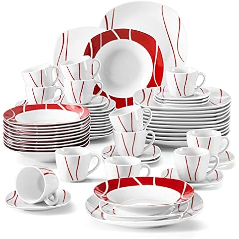 MALACASA Felisa Series 60-Piece Dinner Set Cover