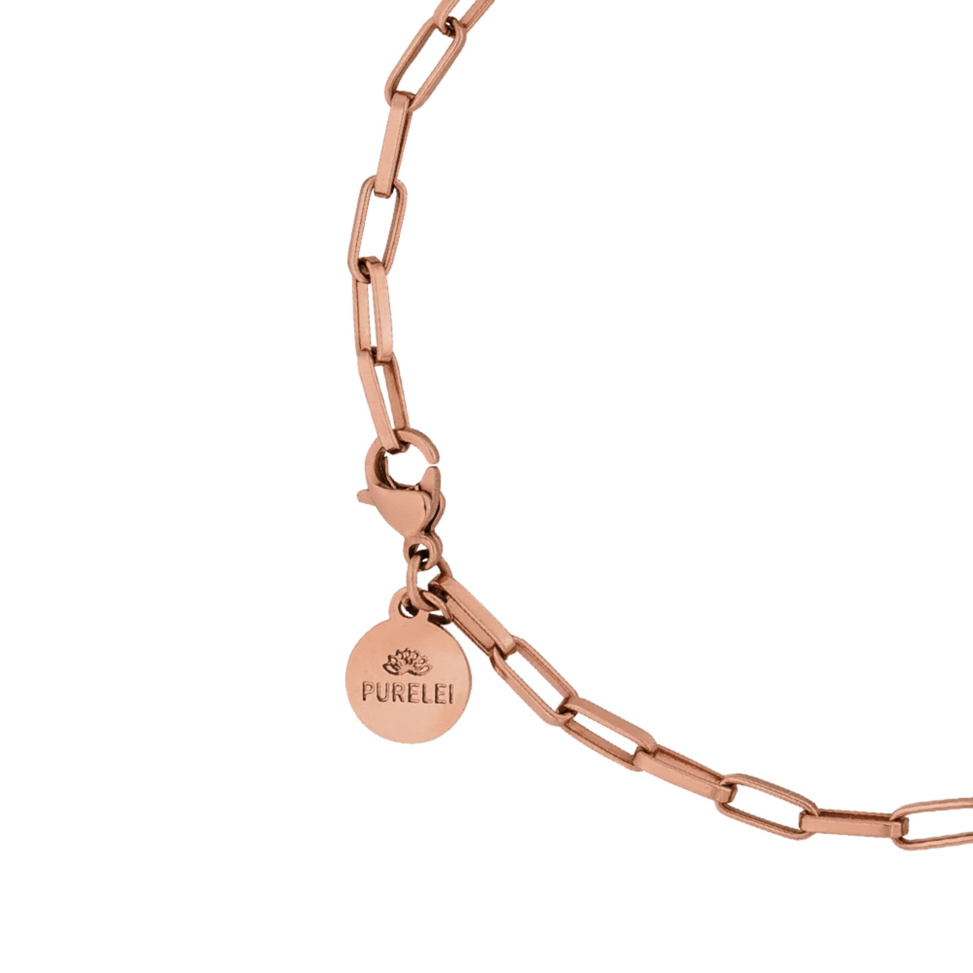 Purelei® Waina bransoletka damska (złota, srebrna, różowe złoto), wodoodporna, elegancka i prosta bransoletka ze stali nierdzewnej, prezent dla kobiet, regulowana długość 16-19 cm