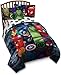 Marvel Avengers Twin Reversible Comforter and 3 Piece Twin Sheet Set
