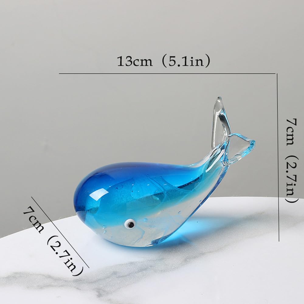 Amazon.co.jp: DUBFKBSH クリスタル クジラ 置物 装飾