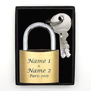 Engravables Lock 40mm Brass Padlock