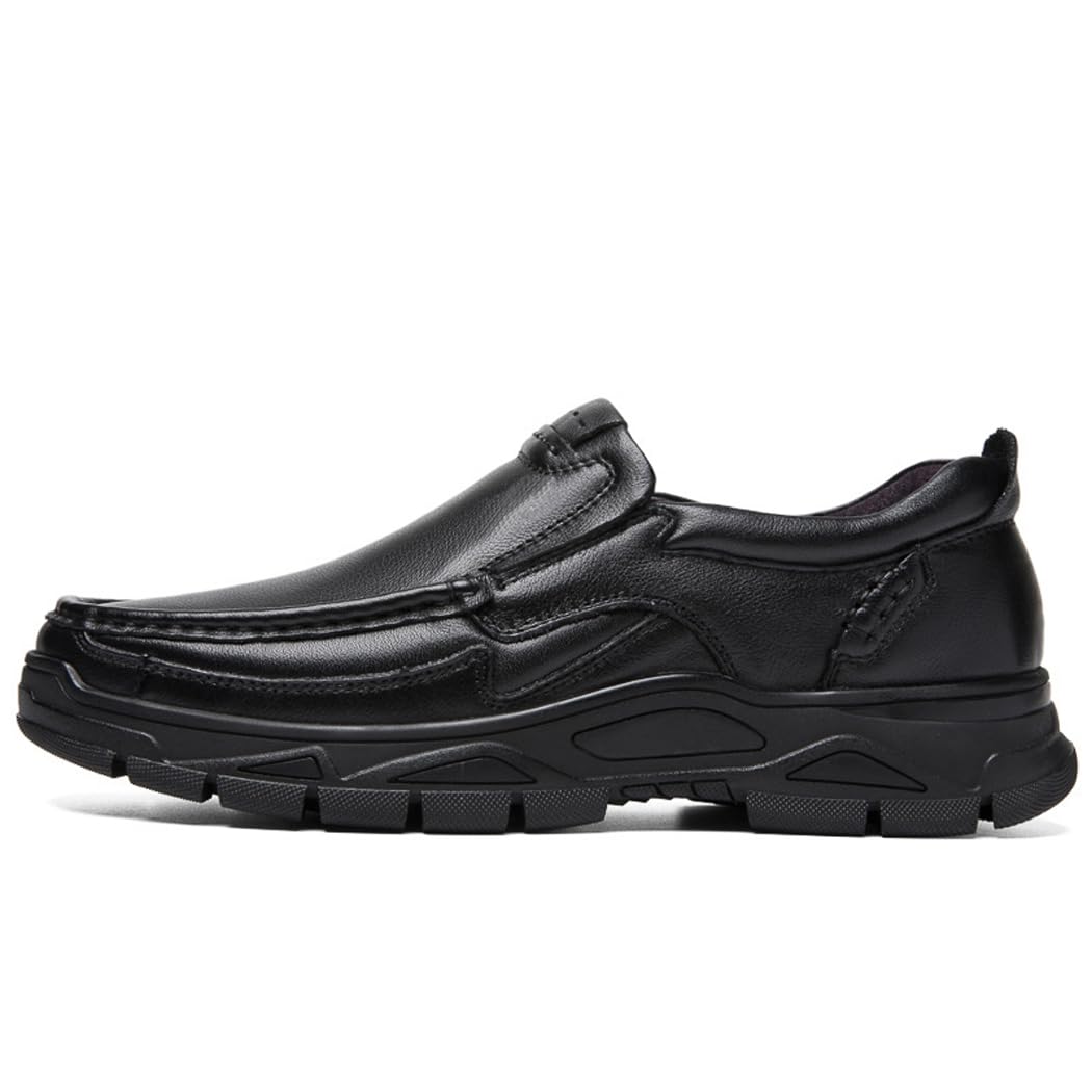 Mens Casual Shoes Loafers Slip-on Leather Shoes for Dress Business Working Office