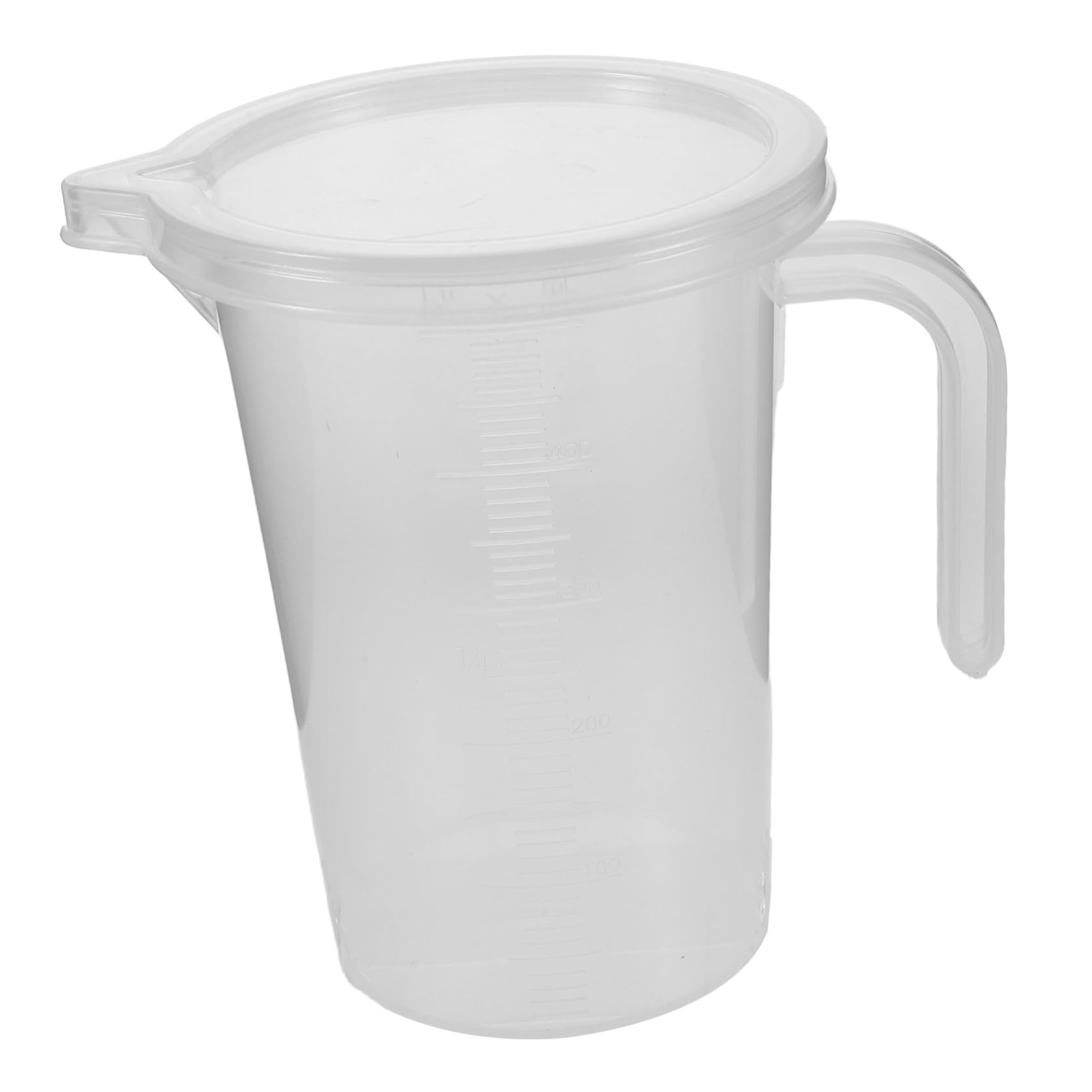 Toyvian 6pezzi Misurino Graduato in Plastica Trasparente Caraffe Per Liquidi Con Marcature Chiare Manico Ergonomico Per Cucinare e Mescolare Per Cucine Domestiche e Laboratori