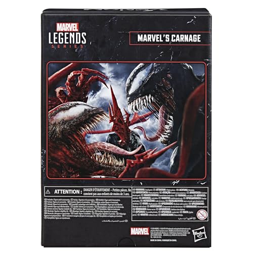 Marvel F9009 Legends Series Carnage, Venom: Let There Be Carnage Deluxe Collectible 6 Inch Action Figure thumb #9