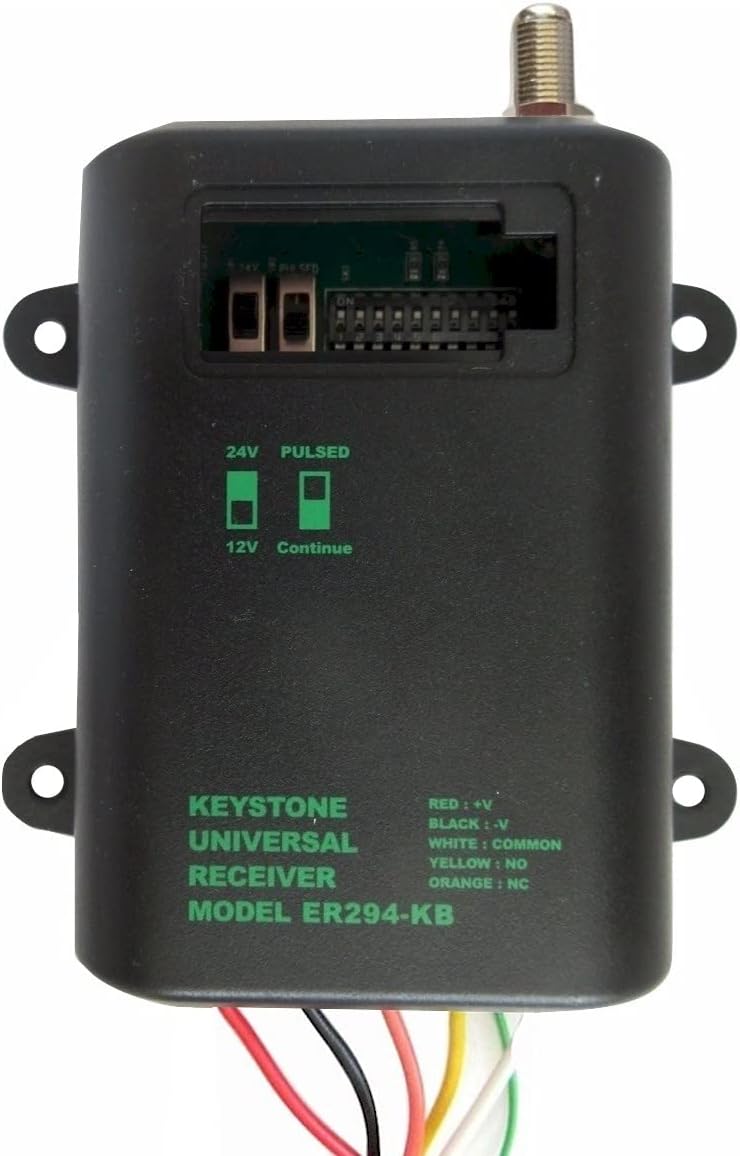 Heddolf ER294-KB Long Range 1500Ft Gate Control Opener Radio Receiver 433MHz