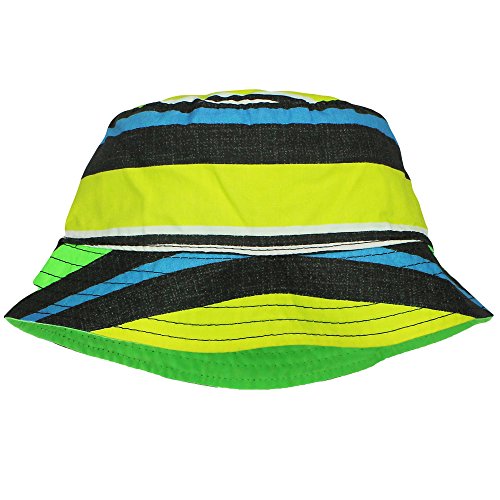 OshKosh Baby Sun Hats for Boys Reversible Stripe/Solid Bucket Hat