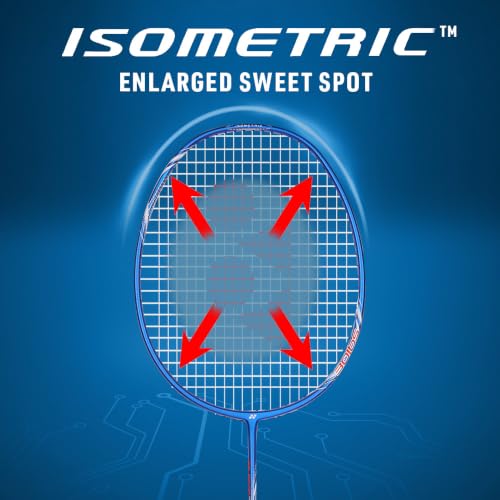 Image of Yonex Graphite Strung Badminton Racquet Astrox Lite 43i (G4, 77 Grams, 30 lbs Tension, Navy Blue)