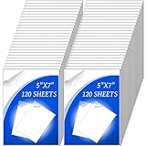 120 Pieces 1mm Thick Acrylic Sheets Acrylic Clear Sheet for Craft Projects Picture Frame Glass Replacement Projects Display Painting Party Wedding Festival(17.8 x 12.7 cm/ 5 x 7 Inch)