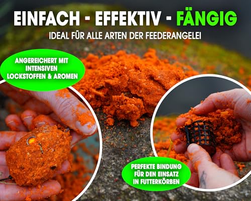 Angel-Berger Magic Baits Ready 2 Fish Groundbait Angelfutter Grundfutter Fertigfutter Feeder Futter (Magic Karpfen - Tutti Frutti, 800g)