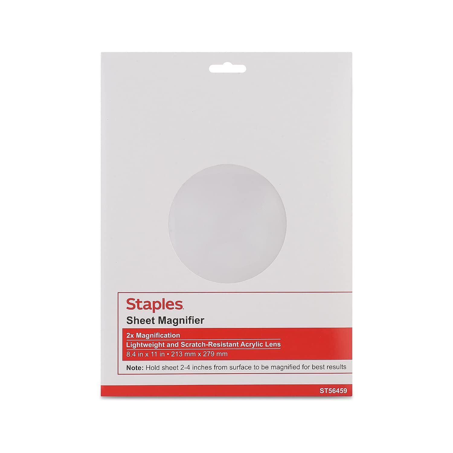 Staples 2x Sheet Magnifier, 3/Pack (ST56459-CCVS)