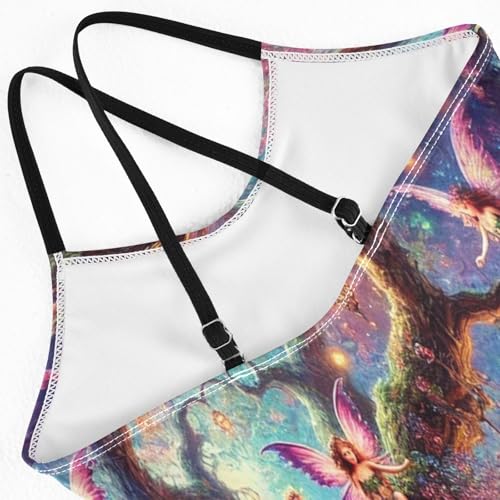 Fairy Trees Caute Girls Bathing Suit Swimsuit Swimwear Summer Beach One Piece Swimsuits4