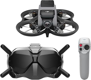 DJI Combo Avata Fly Smart (DJI FPV Goggles V2) – Drone de visualização em primeira pessoa quadricóptero UAV com vídeo estabilizado 4K, FOV super amplo de 155°, protetor de hélice embutido,