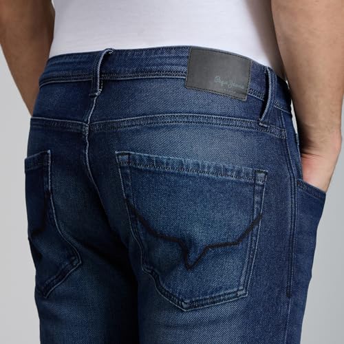 Image of Pepe Jeans Men's Jeans | Slim Fit | Mid Rise | Stretchable